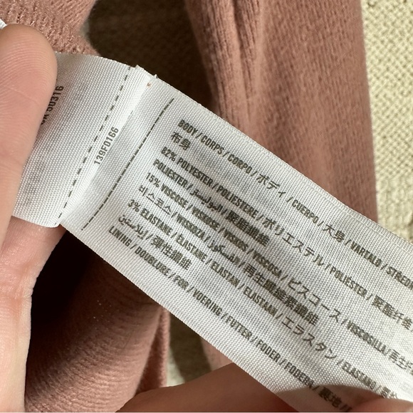 ABERCROMBIE tan Soft A&F Cozy long sleeve thong bodysuit S NEW - Picture 6 of 6